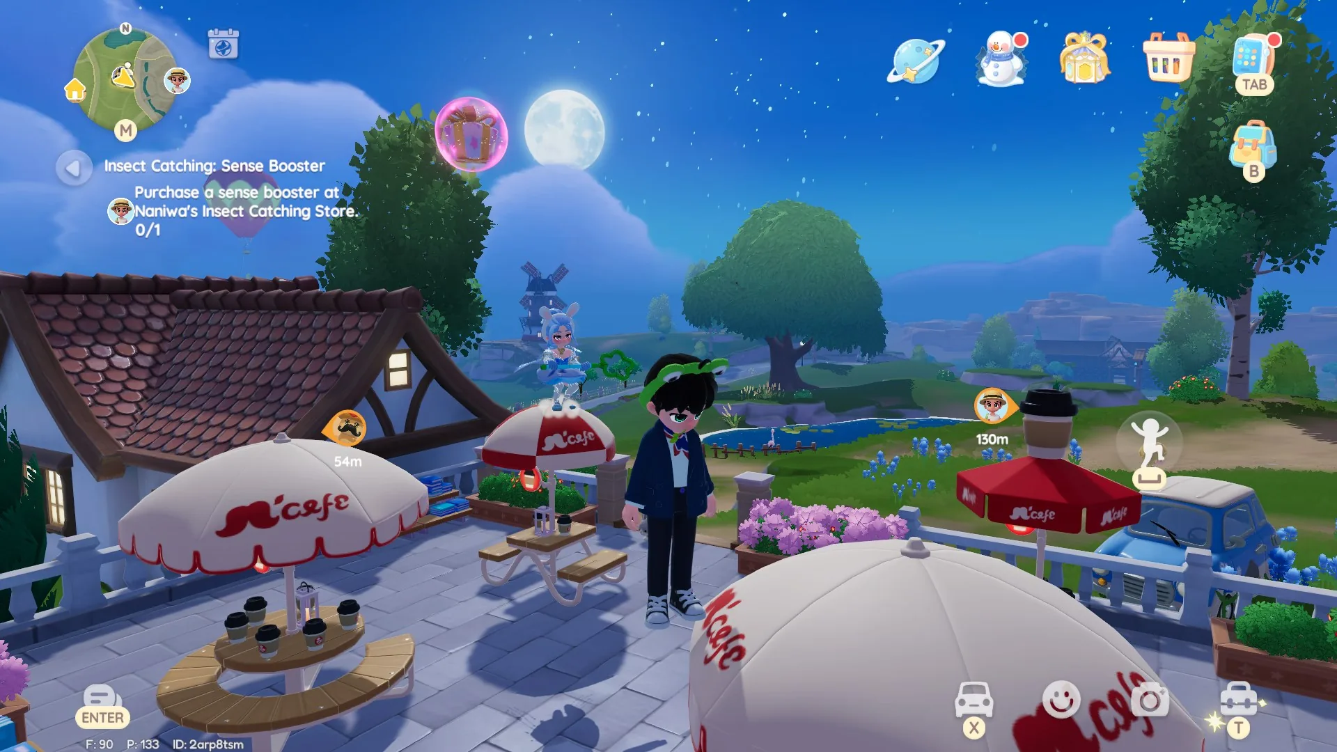 Heartopia Day 7 bubble location (Bubble 12) — visual reference