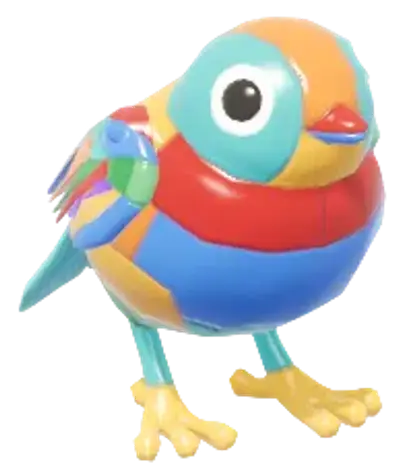 Colorful Brick Sparrow