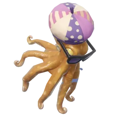 Director Common Octopus w/ Patterned Hat