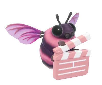 Pink Script Supervisor Bumblebee