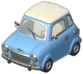 Blue Sedan