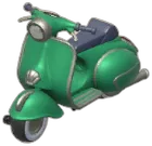 Green Motorcycle