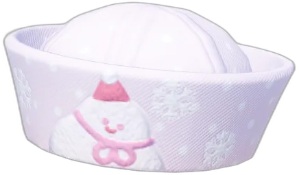Snowman Polka Dot Sailor Cap 2